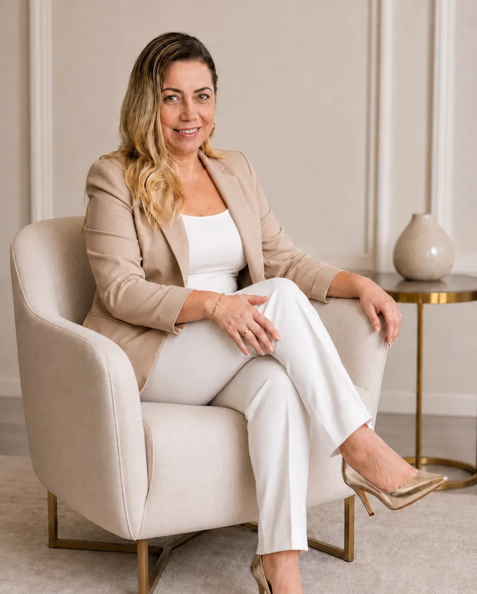 Suzana Santana em atendimento